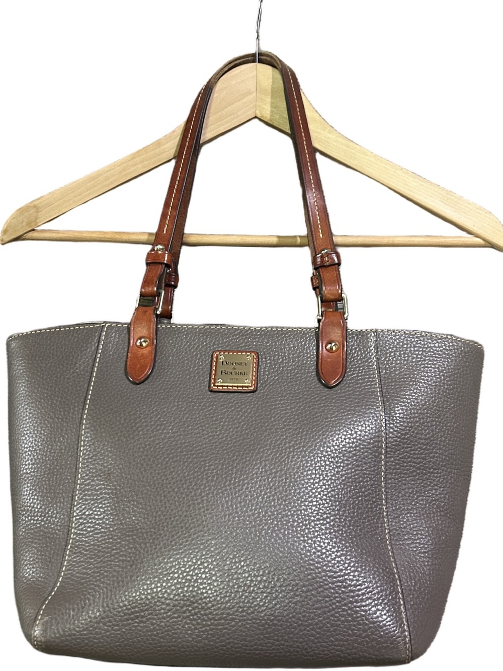 Dooney & Bourke Pebble Grain Small Lexington Taupe